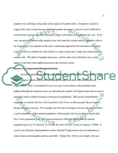 Electoral College and Presidential Elections