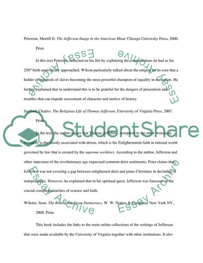 Jeffersons Notes on the State of Virginia