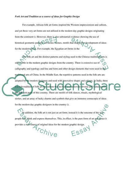 The Theoretical Foundation for the Graphic Design