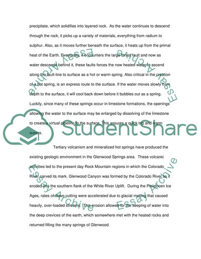 The Hot Springs of Glenwood