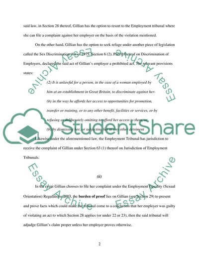Discrimination Law in Great Britain