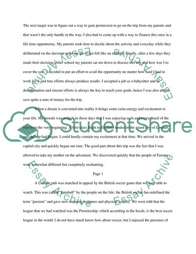 Stereotypes and Experience of Travelling