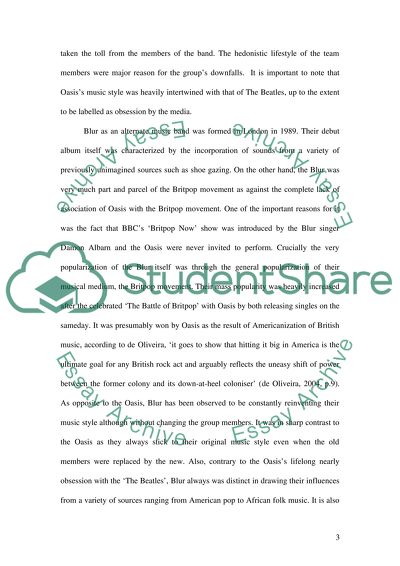Oasis band essay picture