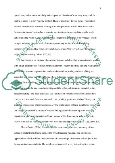 Review of Literature on Multicultural Literacy