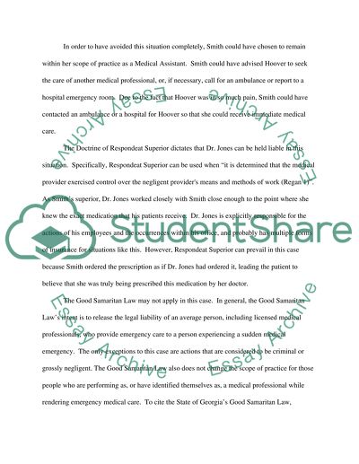 Medical Malpractice in the Death of Mrs. Hoover