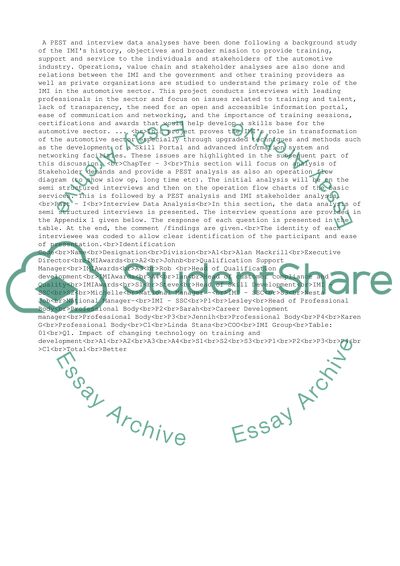 The Skill Portal as Information System for the IMI