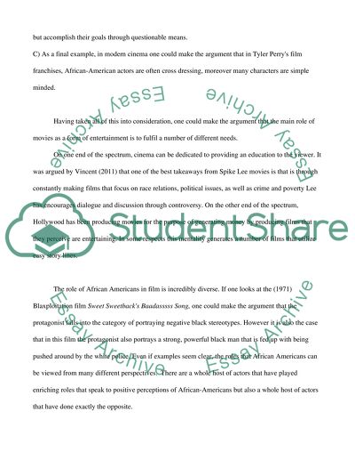 Thesis In An Essay Role Of African Americans In Film Essay About Good Health also Cheap Writing Bureau Role Of African Americans In Film Essay Example Topics And Well High School Entrance Essays