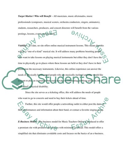 E-Business Project - Online Music Store