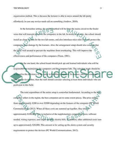 Technology and the Invention of Computers