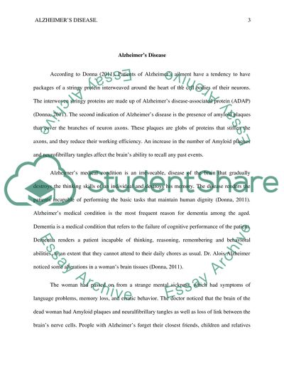 Donepezil in Alzheimers Disease