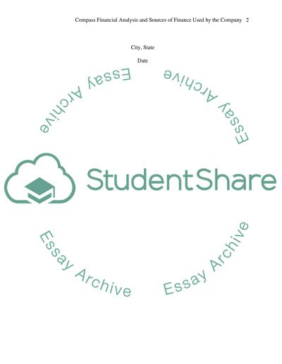 Compass Group Financial Analysis