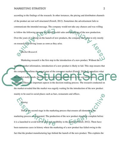 Marketing strategy assignment