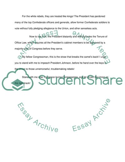 Andrew Johnsons Impeachment