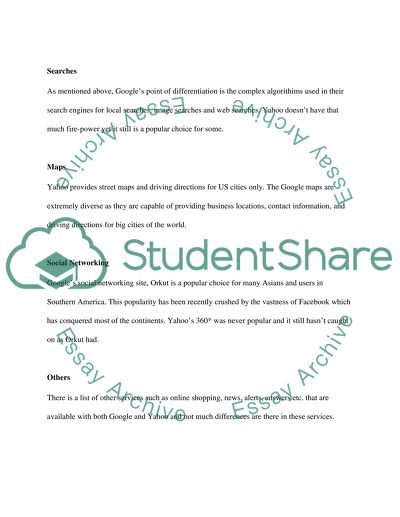 Google vs. Yahoo Web Browsers