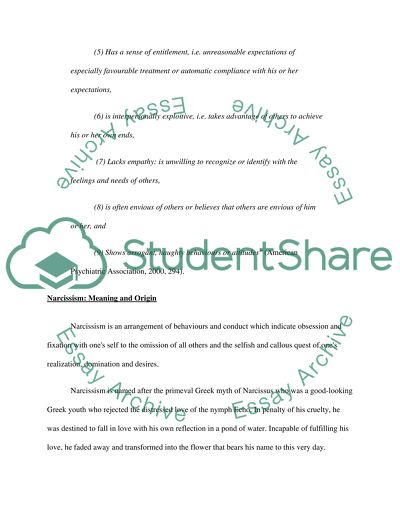 Echoism and narcissists image