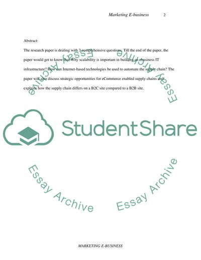 Marketing E-Business