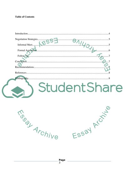 Negotiation Strategies of Yabbies R Us