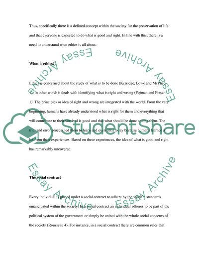 Features of Ethics and Profit