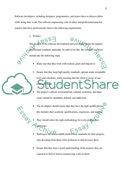 The Ethical and Moral Obligations that an Individual Has as a Computer