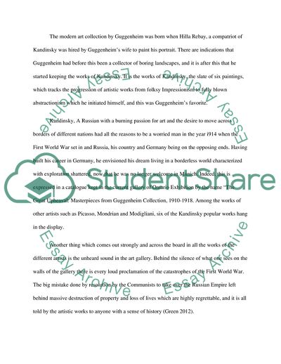 Art Gallery of Ontario: The Great Upheaval: Masterpieces from the Guggenheim Collection 1910-1918