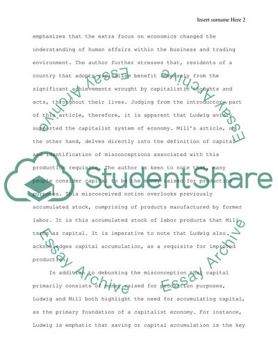 Political Economic Thought