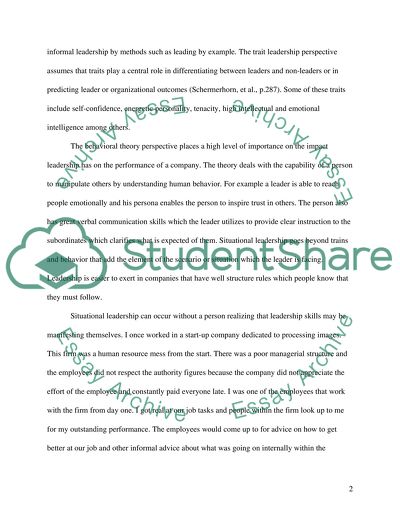 Leadership applied to Human Resource Management