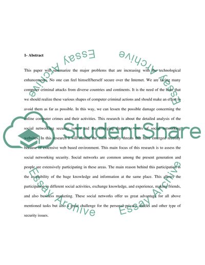 Importance of Social Networking Security