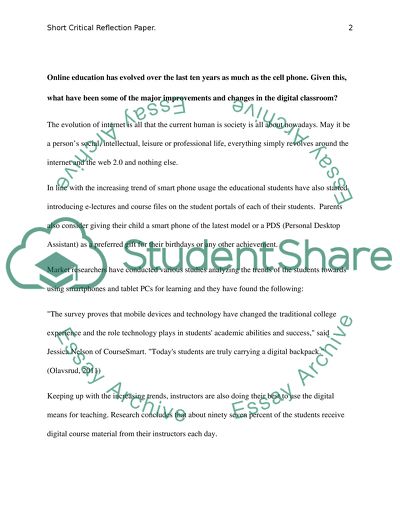 digital classroom essay