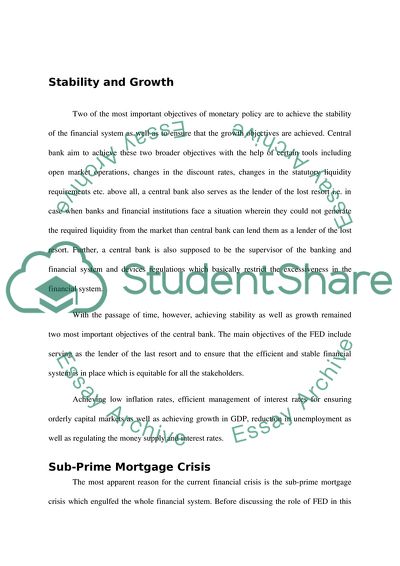 Federal Reserve Bank: Money and Banking