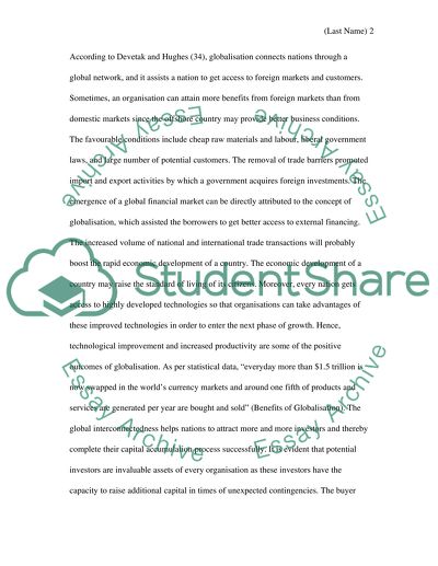 Globalisation: Strength and Weaknesses