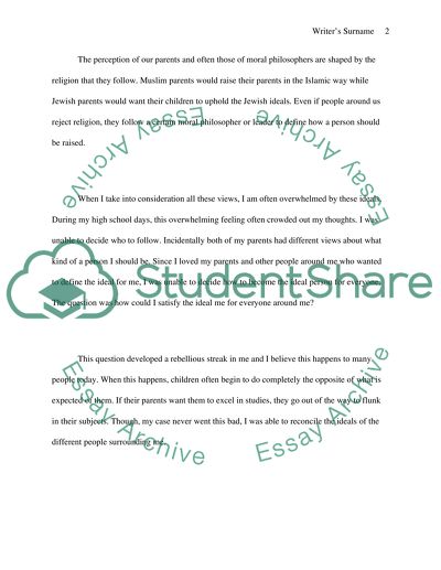 How a Person Should Be