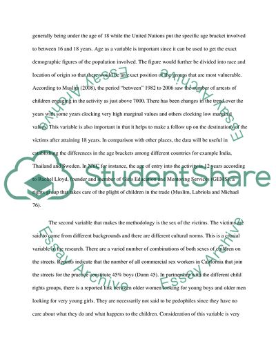 Commercial Sexual Exploitation of Children