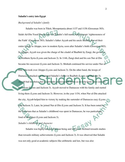 Saladin The Divine Plan Of God