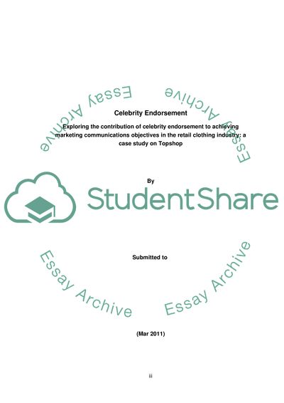 Celebrity Endorsement