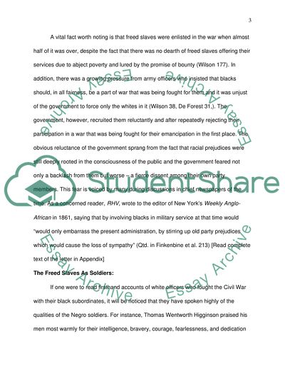 Background and History of the Formation of Colored Troops