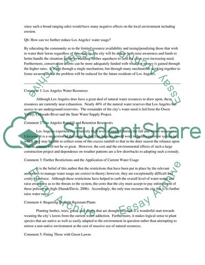 Lawns and Water Demand in the USA