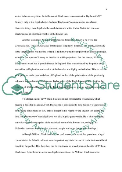 Sir William Blackstone