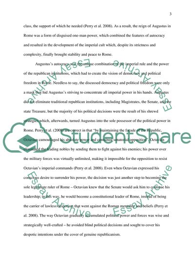 Civil Wars and the Lack of Authority in Rome