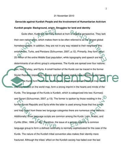 Genocide against Kurdish People