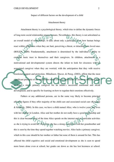 Effect of Miscellaneous Factors on the Elaboration of a Kid