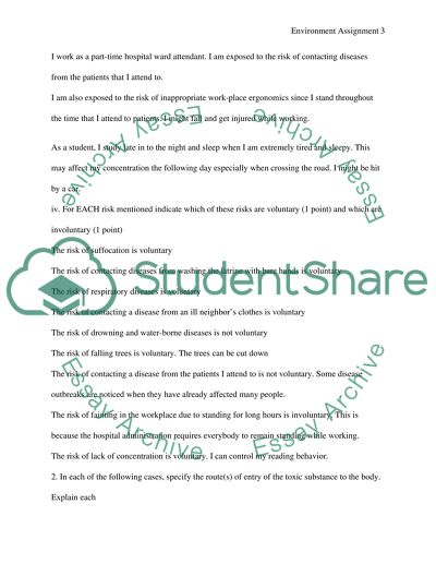 Environment assignment