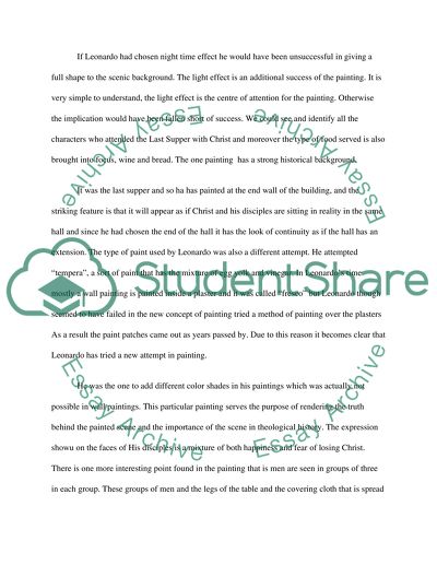 The Paintings of Leonardo da Vinci