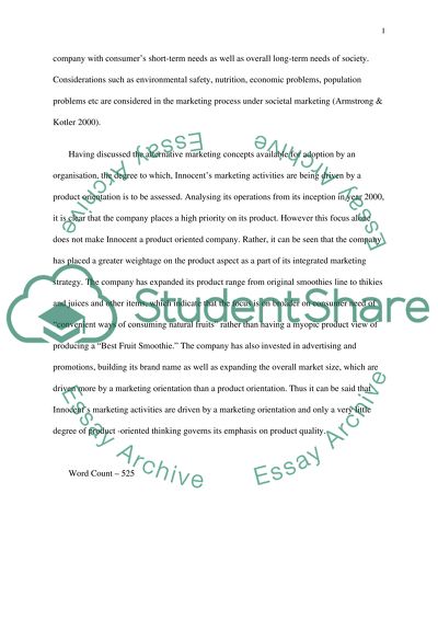Foundations of Marketing