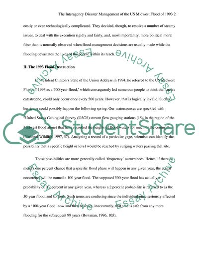 Flood Destruction in 1993