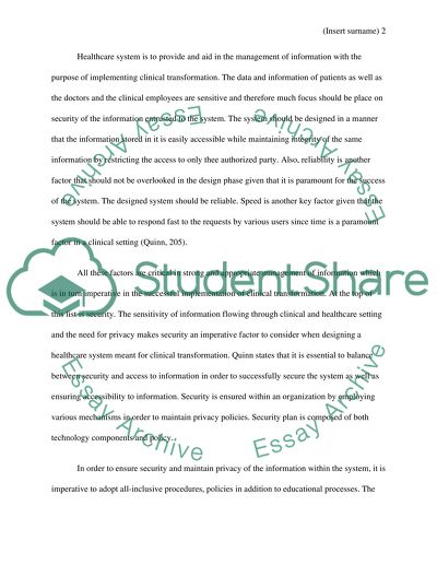 Data and Information System Models