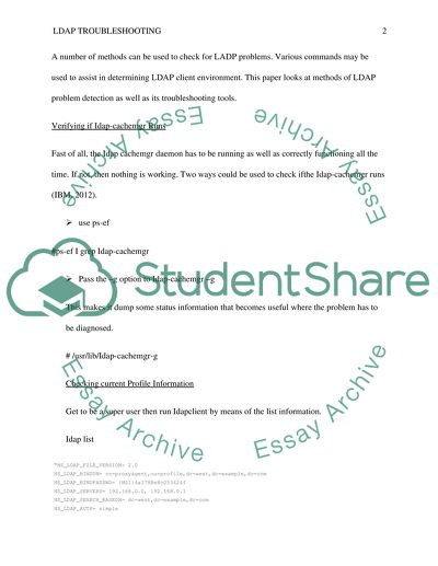 Event Tracing for LDAP Applications