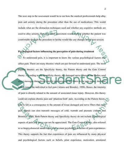 Dental Psychology: Pain