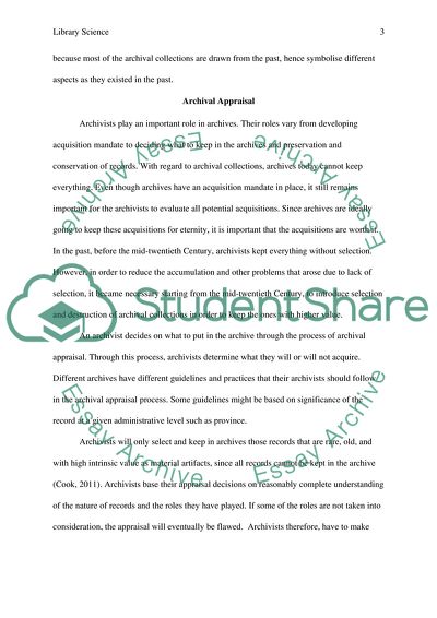 Differences Between a Library and an Archive