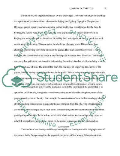 London 2012 Olympic Games