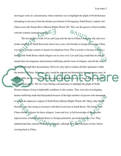 Jailed Foreign Journalist